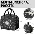 thumbnail image 6 of Lunch Bag Lunch Box for Women Reusable Insulated Lunch Bags,Water-Resistant Gothic Cooler Lunch Tote Bag, Large Capacity for Work Travel Picnic, 6 of 6