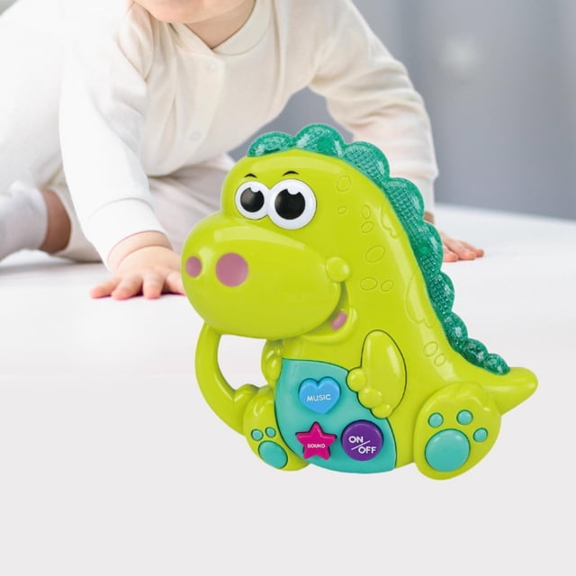 Juguete musical para bebé, juguete musical de piano con forma de dinosaurio, regalo de cumpleaños de Navidad, juguete de educación temprana para bebé,