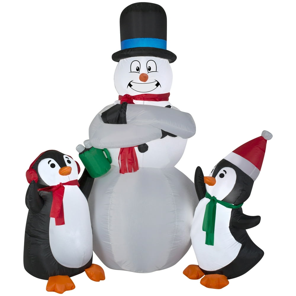 National Tree Company 72" Inflatable Shivering Snowman