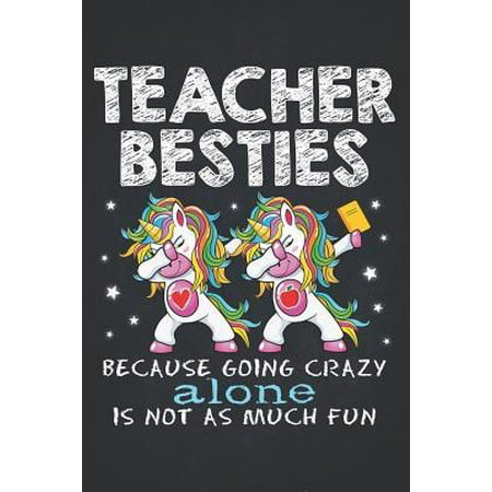 Unicorn Teacher: Teacher Besties Gifts Dabbing Unicorn Best Friend Kawaii Composition Notebook College Students Wide Ruled Lined Paper (Gifts For Best Friends Going To College)