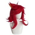 thumbnail image 1 of Peluca para cosplay Hazbins Hotels Nifftys, pelo sintético, 31 cm, 1 of 3