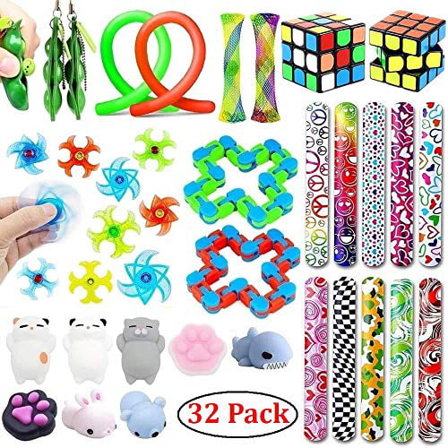 Details about   Fidget Toys Set Sensory Toy 6Pack ADHD Stress Relief Anti-Anxiety Kids Adults US 