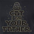 thumbnail image 2 of Cat I Am Your Father Cat Lover Mens Premium Tri Blend T-Shirt, True Black, XX-Large, 2 of 5