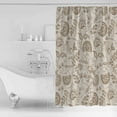 thumbnail image 4 of Extra Long Shower Curtain 72x96 Inch, Vintage Spring Floral Shower Curtain Waterproof Bathroom Decor Summer Farmhouse Botanical Fabric Bath Curtain Set Accessories with Hooks, 4 of 6