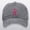 Grey, variant on Cancer Awareness Hat Unisex Solid Adjustable Ribbon Embroidered Denim Baseball Caps