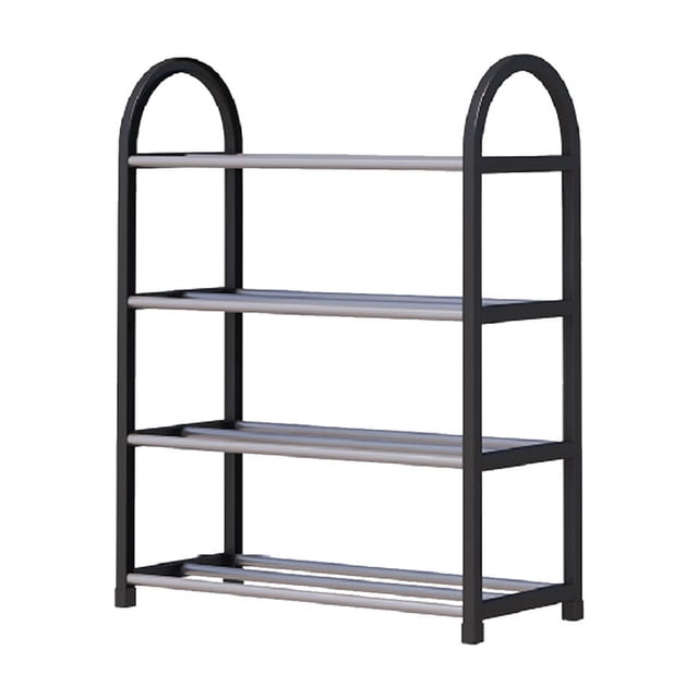 Bdday Shoe Storage Shoe Rack Shoe Rack Storage Organizer with 4 Tiers Metal Shelves for Bedroom Closet Entry Dorm Room Shoe Storage Boxes