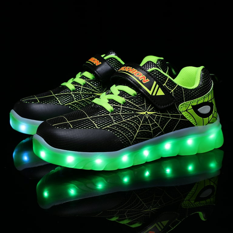 YUNICUS Light Up Shoes for Boys Girls Walking Party Birthday