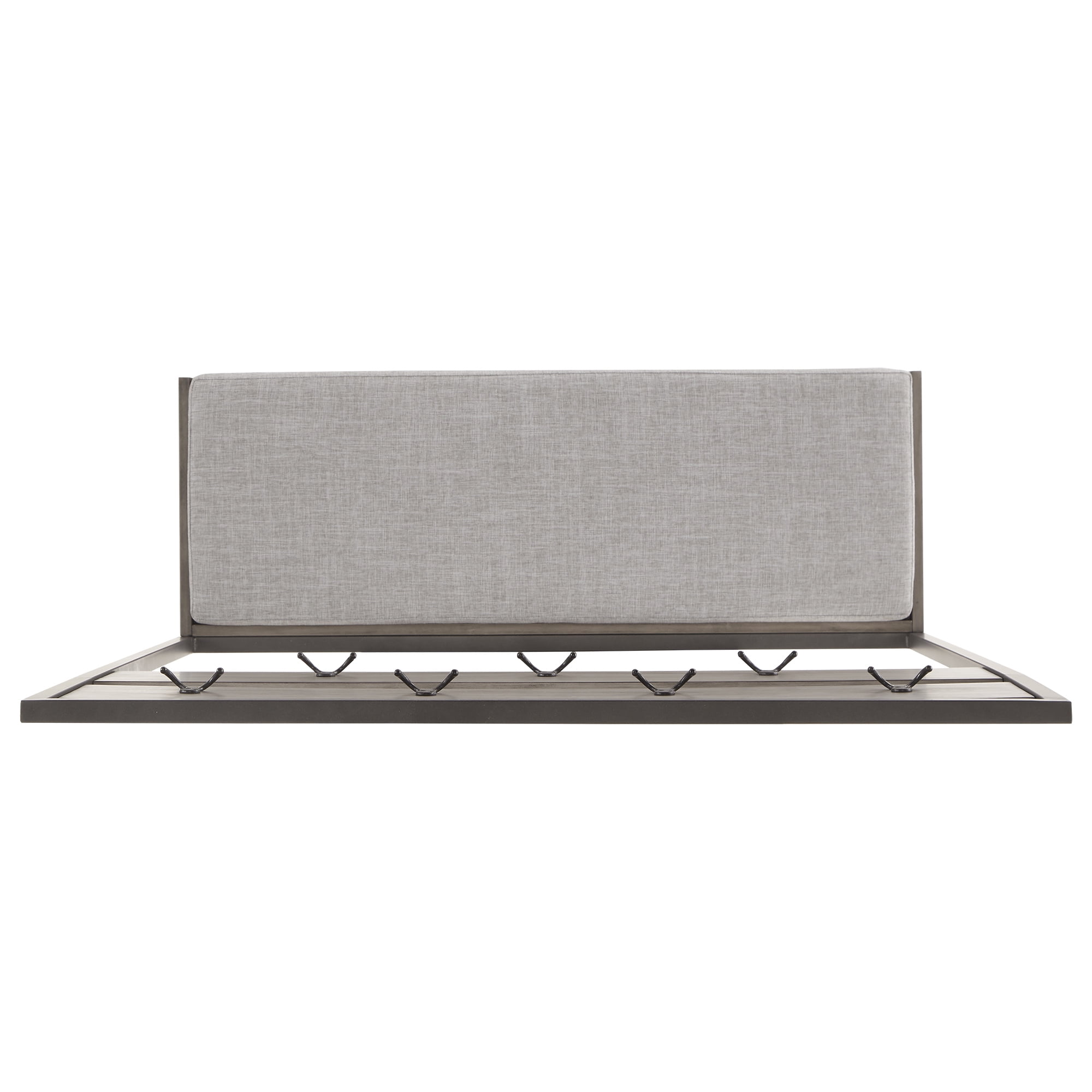 Weston Home Arron Hall Tree With Cabinet & Cushion, Grey