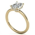 thumbnail image 2 of Solitaire Brilliance 2.5CT Radiant Moissanite Engagement Ring for Women 10K Yellow Gold, 5 US, 2 of 6