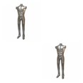 thumbnail image 1 of Cateissary Clothes Bust Mannequin Display Clothes Model Display Holder for Retail Home Type4, 1 of 1