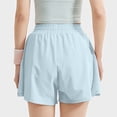 thumbnail image 5 of PIWHJQK Women Athletic Gym Yoga Shorts Women's 5 Inch Loose Style Solid Workout Shorts With Pockets Yoga Bottoms, 5 of 5