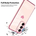 thumbnail image 3 of for Samsung Galaxy S23 5G Case Heart Plating Electroplate Luxury Elegant Case Camera Protector Soft TPU Shockproof Protective Corner Back Cover Galaxy S23 5G Case -Pink, 3 of 11