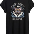 thumbnail image 3 of Instant Message - I Dont Stress I Manifest - Women's Oversized Graphic T-Shirt, 3 of 6