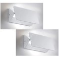 thumbnail image 1 of Lámparas de pared LED modernas de 5 W, paquete de 2, luz blanca de 6000 K para uso en interiores, diseño que cuida la vista, ideal para dormitorio, sala de estar y más, 1 of 7