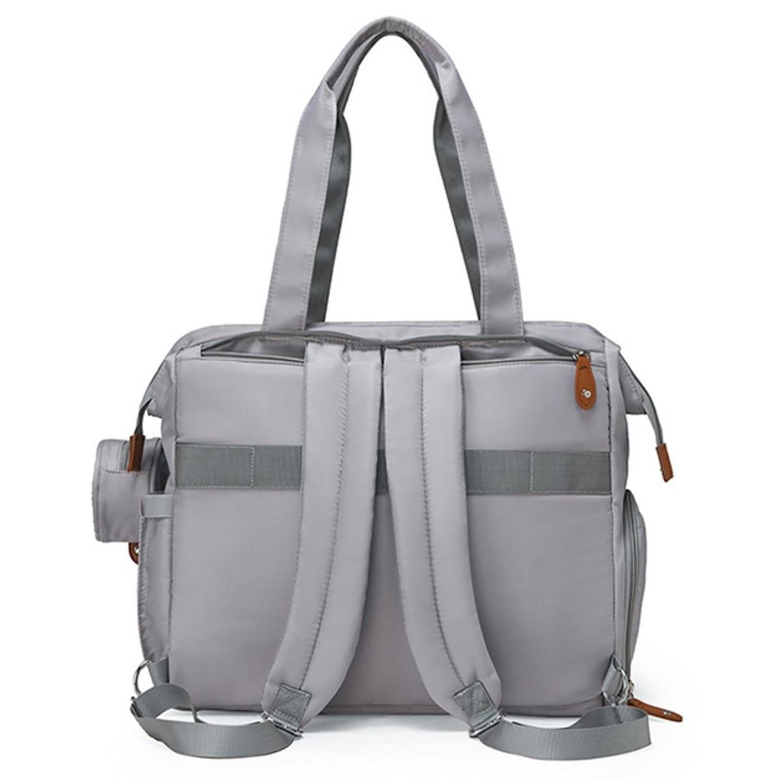 Diaper Bag Backpack Women Pacifier Case Oxford Cloth Adjustable Straps for Family Trip Outdoor Nursing
