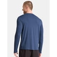 thumbnail image 3 of Athletic Works Men's and Big & Tall Men's Tri-Blend Tee with Long Sleeves, Sizes XS-4XLT, 3 of 5