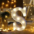thumbnail image 3 of Led Letters Lights Alphabet Remote Control Alphabet Letter Lights Led Light Up White Plastic Letters Standin Led Lights Remote Control Remote Control Led Lights Light Up Letters for Party, 3 of 9