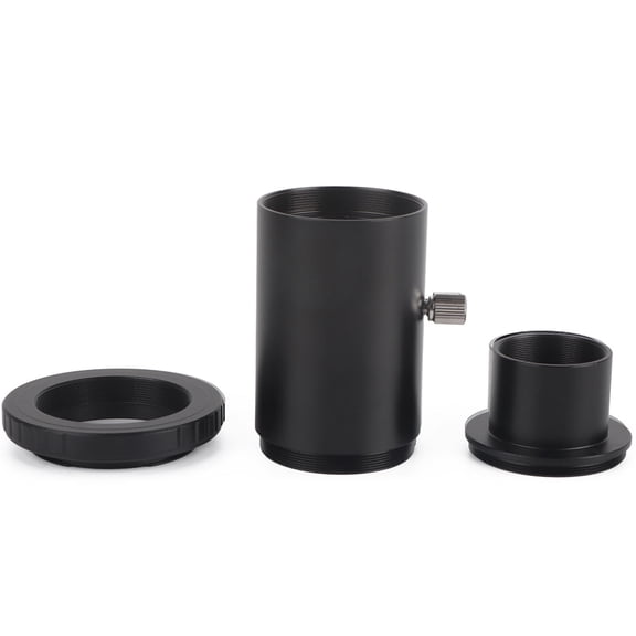 Xirurus 1.25" Telescope Extension Tube with M42 Thread TMount Adapter for Nikon F Mount Cameras – Anti‑Rust, Light‑Eliminating, Precision‑Machined, Manual Focus & Aperture, Portable PE Bag