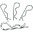 thumbnail image 1 of 10pcs-50pcs Carbon Steel Anti-Rust Hair Pin Hitch Retaining R Clip Cotter Spring Pin M1 M1.2 M1.5 M2 M2.5 M3 M3.5 M4 (Size : 50 Pieces, Color : 2.5x45mm), 1 of 6