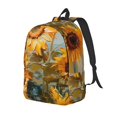 thumbnail image 1 of Balery Sunflower Field Art Mochila Clásica Impresa Básica para Viaje, Mochila Escolar Resistente al Agua, Mochila de Lona con Correas Ajustables-Medium, 1 of 5