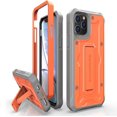 thumbnail image 1 of ArmadilloTek Vanguard Designed for iPhone 11 Pro Case (5.8 inches) Military Grade Full-Body Rugged with Built-in Screen Protector and Kickstand - Orange, 1 of 4