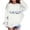 White, variant on Whouriu Toddler Girls Crewneck Sweatshirt Seashell Starfish Print Long Sleeve Summer Tops
