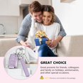 thumbnail image 5 of Key Fob Cover Compatible with Fit for Toyota Grand Highlander Camry Corolla Tundra Prius Venza Tacoma 4Runner RAV4 Land Cruiser Crown Sienna Keychain Case Holder Protector,B:purple, 5 of 6