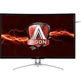 thumbnail image 1 of Restored AOC Agon AG322QCX 31.5in Curved Frameless Gaming Monitor, QHD 2560x1440 VA Panel, FreeSync, 144Hz, 4ms, Displayport/HDMI, Vesa, 1 of 5