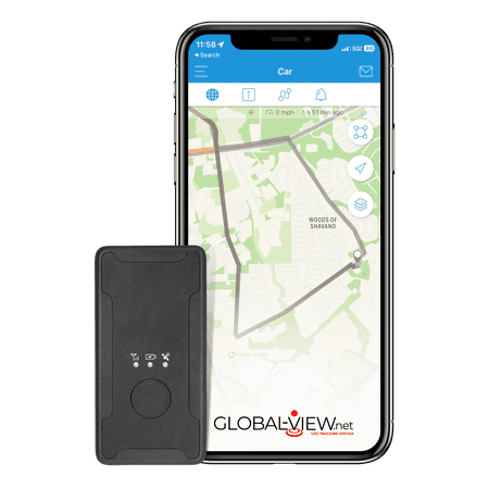 Global-View Tiny Magnetic GPS Tracker System with up to 1 Month Battery Life - The Amp 2