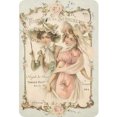 thumbnail image 1 of Placa Metal Vintage para Niña Pintura Hierro Rectangular Arte Pared Del 20x30cm, 1 of 9