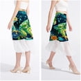 thumbnail image 4 of Frog Chic Chiffon Beach Dress for Women - Summer Dresses with Polyester Straps for Sunny Days, 4 of 6