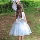 thumbnail image 5 of Vestido de princesa para niñas, vestido de novia de lunares, vestido pontón con lazo, vestido de fiesta de cumpleaños para niñas de flores, 5 of 6