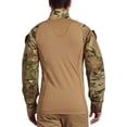 thumbnail image 2 of 5.11 Work Gear Men's Multicam Rapid Zip Front Long Sleeve Shirt, Dual Fabric, 2X-Large, Style 72185, 2 of 3