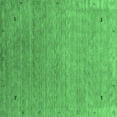 thumbnail image 1 of Ahgly Company Indoor Square Abstract Emerald Green Contemporary Area Rugs, 7' Square, 1 of 4