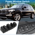 thumbnail image 2 of Interruptor de ventana eléctrica Unique Bargains No. 61316832729 para el lado del conductor delantero izquierdo para BMW 530i 540i X3 Negro, 2 of 7