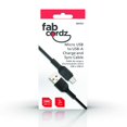 thumbnail image 2 of Fabcordz Micro to USB Charge and Sync Cable 3 ft. Black, 2 of 5