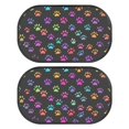 thumbnail image 2 of KUIFORTI Car Window Shades for Side Window, 2 Pcs Paw Print Car Window Shade for Baby In Car, 20.47" x 12.59" Car Privacy Shades for SUV Truck Sedan Van, 2 of 6