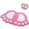 thumbnail image 1 of Bonitas alfombrillas para los pies, suave alfombra de microfibra para el baño, antideslizante, bonita alfombra grande, absorbente, para dormitorio, cocina, 1 of 8