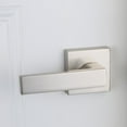 thumbnail image 3 of Design House Karsen Modern Interior Hall/Closet Door Lever, Satin Nickel, 3 of 13