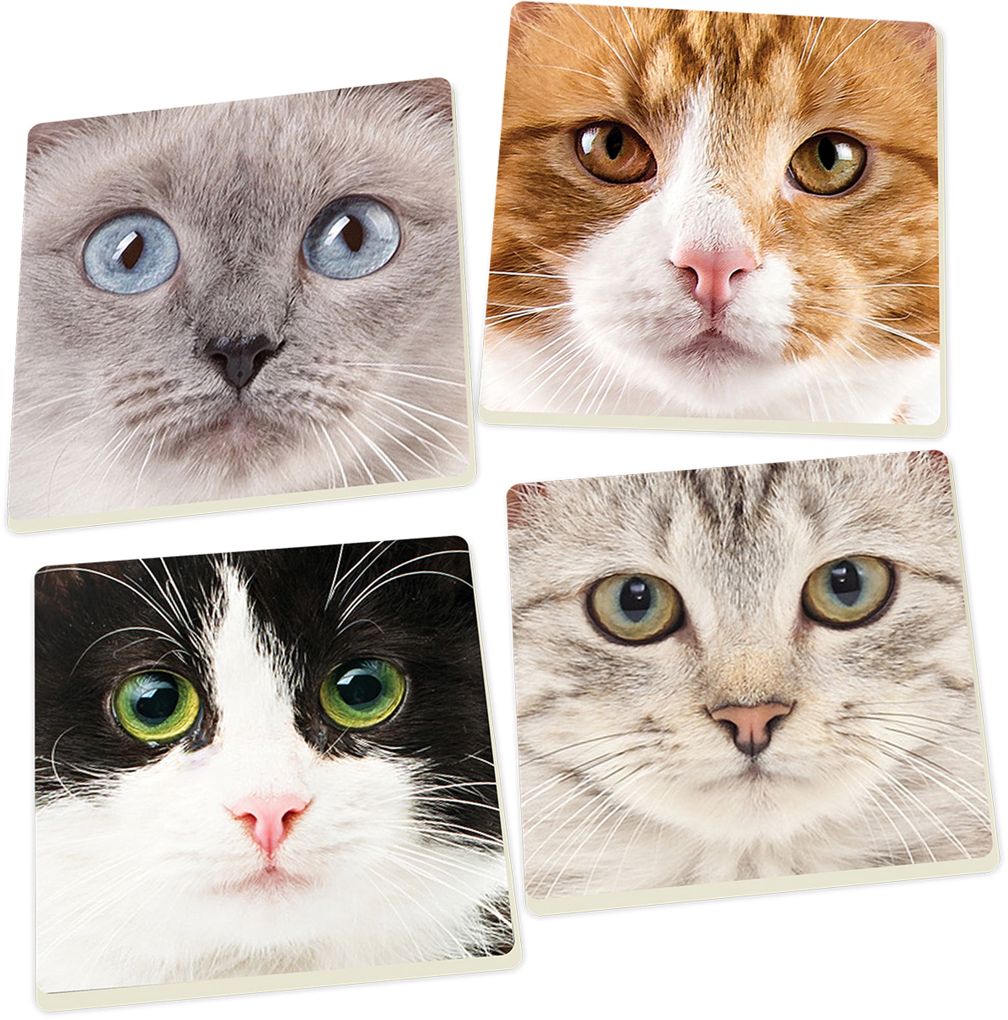 Irish Luck Shamrock Ceramic Coasters - Pack Of 4, 4x4 Inch Absorbent With Cork Backing, St. Patrick's Day Gift