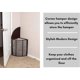 BirdRock Home Compact Corner Laundry Hamper with Lid - Black - Walmart.com