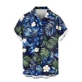 thumbnail image 5 of CHUMUD Men's Hawaiian Shirt S-5XL Short Sleeve Summer Beach Tropical Button Down Collared Shirt Vacation (Avail for Big & Tall), 5 of 6