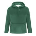 thumbnail image 6 of Hicidod Hoodies for Men Fleece Drawstring Hooded Collar Sweatshirts Fashion Solid Casual Long Sleeve Pullover Tops with Pocket, 6 of 7
