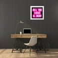 thumbnail image 3 of Carr, Hailey 20x20 White Modern Wood Framed Museum Art Print Titled - Neon All We Have Is Now PB, 3 of 4