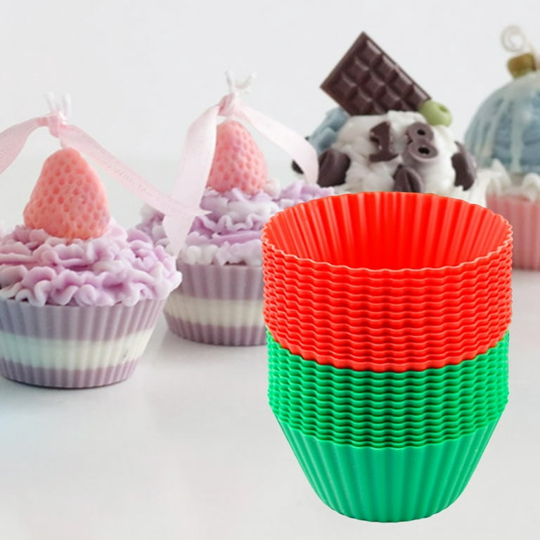Silicone Cupcake Baking Cups Set, Silicone Cake Cups For Baking, 8