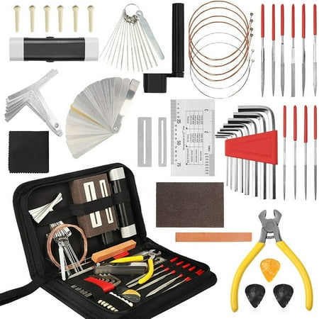 SHENMO 54-piece guitar repair and maintenance tool kit stringed ...