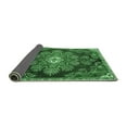 thumbnail image 2 of Ahgly Company Indoor Rectangle Medallion Emerald Green Traditional Area Rugs, 7' x 10', 2 of 4
