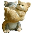 thumbnail image 1 of Figura de gato de jardín de hadas en miniatura - Crecer gatito con afecto, 1 of 3