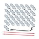 thumbnail image 5 of Kit de Conectores de Cuerda de 25 Piezas M5 2x Cables Conductores para Animales, 5 of 9