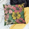 thumbnail image 2 of Creowell Modern Pillow Cover Summer Decor Pillows Colorful Floral Leaf Seamless Sofa Pillow Case Home Sofa Decor Pillowcase Summer Pillow Covers, 2 of 5
